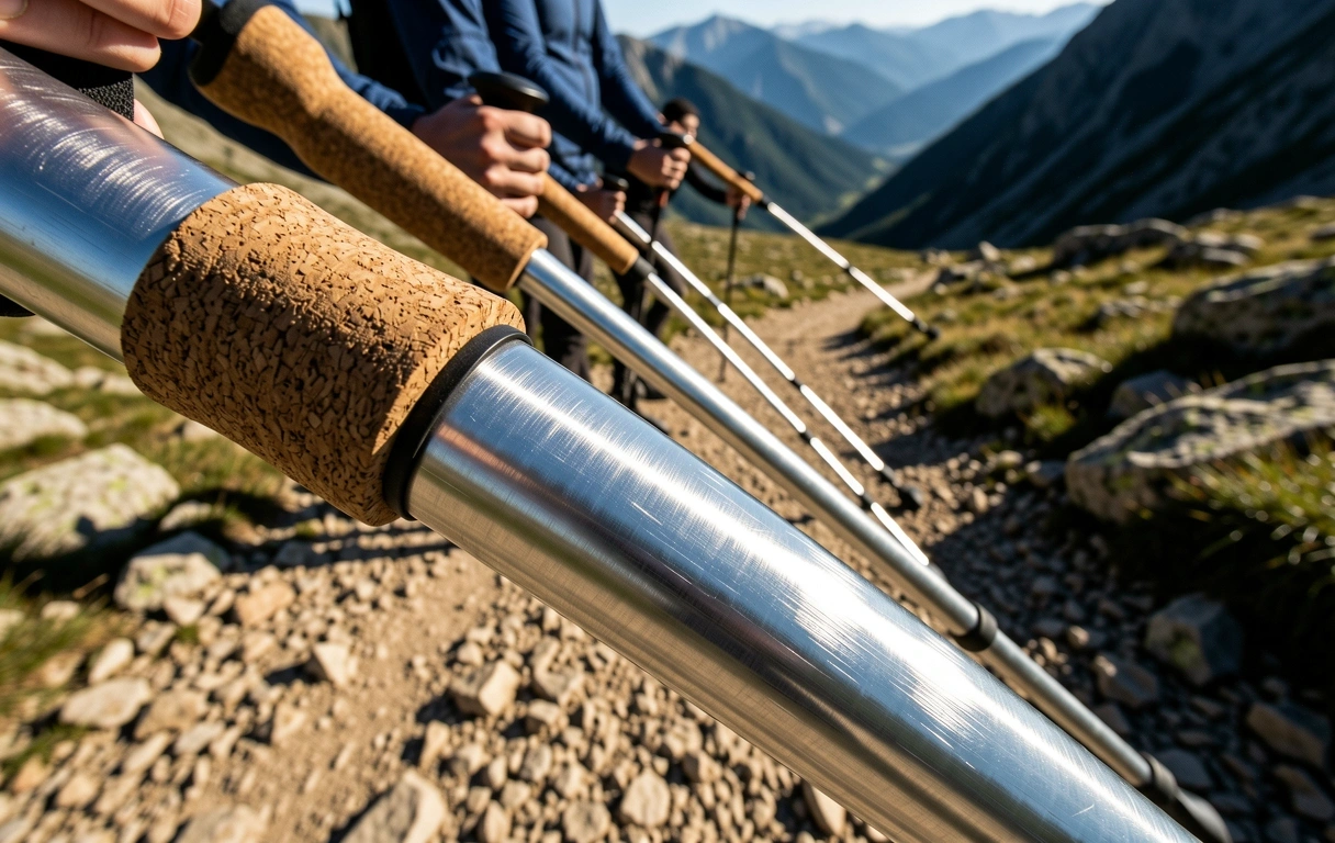 Bețe Nordic Walking MarinesRoads în acțiune